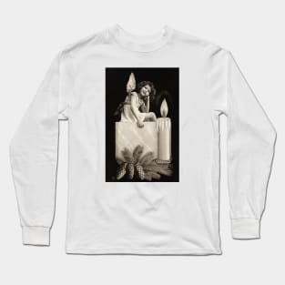 Vintage Christmas Child Angel Long Sleeve T-Shirt